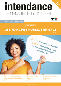 DOSSIER : LES MARCHÉS PUBLICS EN EPLE
<br> - FICHE 1 : Les bases des marchés publics
<br> - FICHE 2 : La détermination du besoin, une étape préalable indispensable à tout marché public

<ul>
<li>
Piste pour le suivi quotidien de la comptabilité sous Op@le
</li>
<li>
La communication avec Op@le
</li>
<li>
Journée professionnelle AJI de Lyon
</li>
</ul>